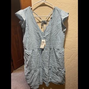 Abercrombie Ruffle Sleeve Mini Dress